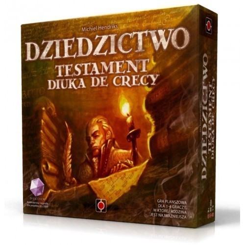 okładka Dziedzictwo Testament Diuka de Crecy książka