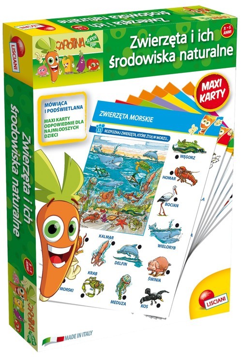 okładka Carotina Zwierzęta i ich środowisko naturalne książka