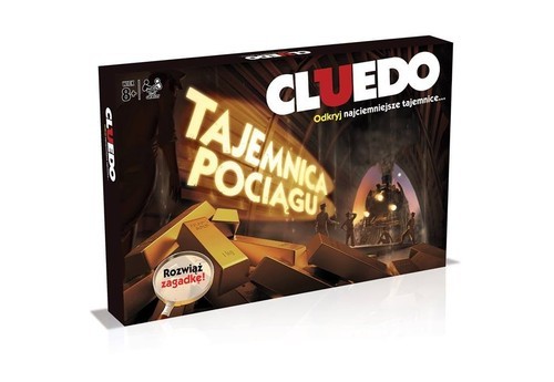 okładka Cluedo Tajemnica pociągu książka