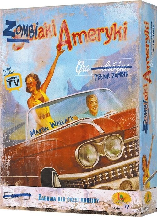 okładka Zombiaki Ameryki książka | Martin Wallace