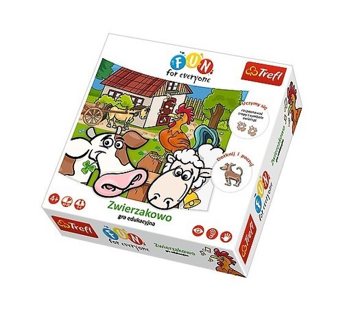 okładka Zwierzakowo Fun for everyone książka