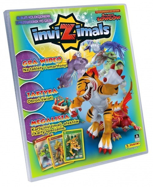 okładka Invizimals Starcie Łowców Album kolekcjonera książka