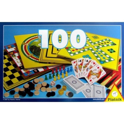 okładka Zestaw 100 gier Piatnik książka