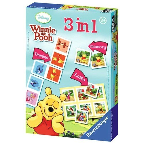 okładka Gra 3w1 Kubuś Puchatek książka