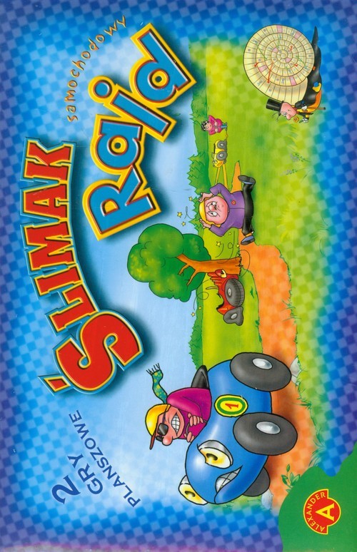 okładka Rajd samochodowy Ślimak 2 gry planszowe książka