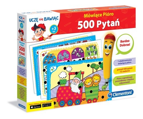 okładka Mówiące pióro 500 pytań książka