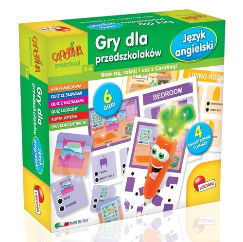 okładka Carotina Gry dla przedszkolaków Baw się, rośnij i ucz z Carotiną książka