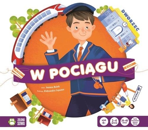 okładka Gra w zawody w pociągu książka | Praca Zbiorowa