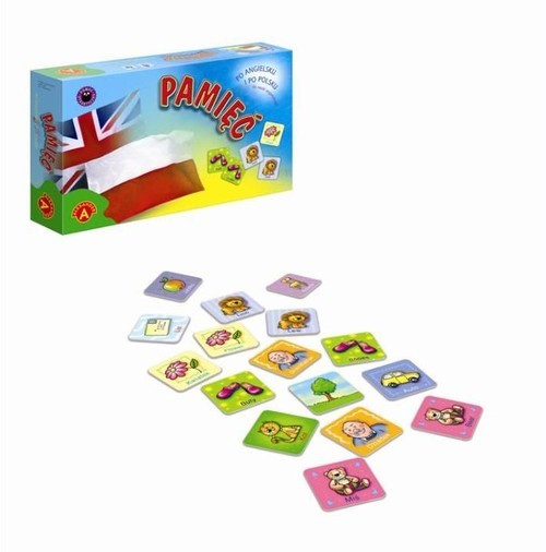 okładka Pamięć po angielsku i po polsku do nauki angielskiego książka