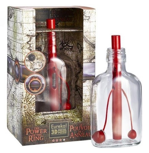 okładka Łamigłówka w butelce Moc pierścienia poziom 3 książka