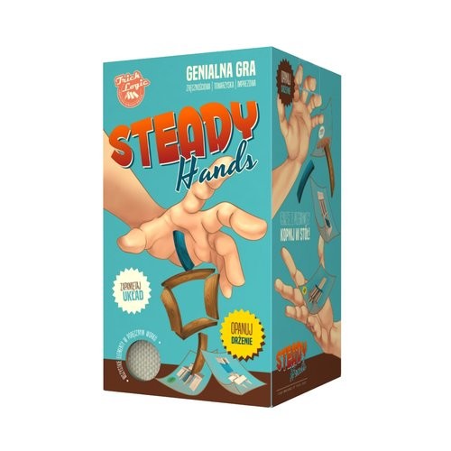 okładka Steady Hands Wspaniała gra imprezowa w 5 wariantach dla 1-6 graczy książka