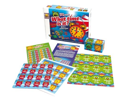 okładka Która jest godzina? Gra edukacyjna książka