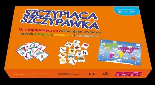 okładka Szczypiąca szczypawka Gry logopedyczne różnicujące wymowę głosek ciszących, syczących i szumiących książka