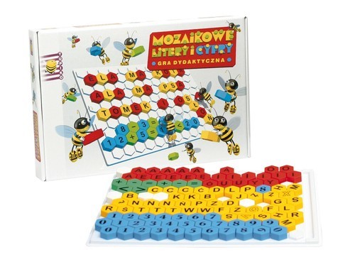 okładka Mozaikowe litery i cyfry książka