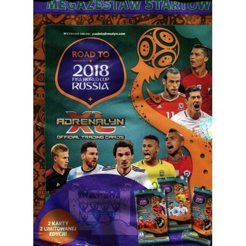 okładka Adrenalyn XL Road to 2018 FIFA World Cup Russia Megazestaw startowy książka