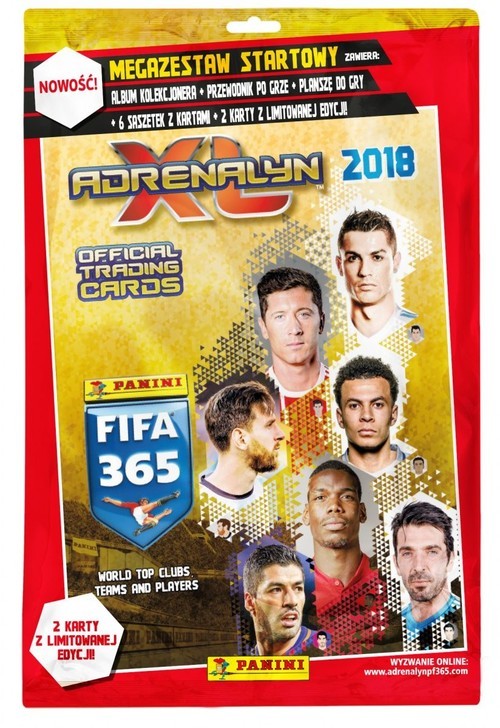 okładka Adrenalyn XL FIFA 365 2018 Megazestaw startowy książka
