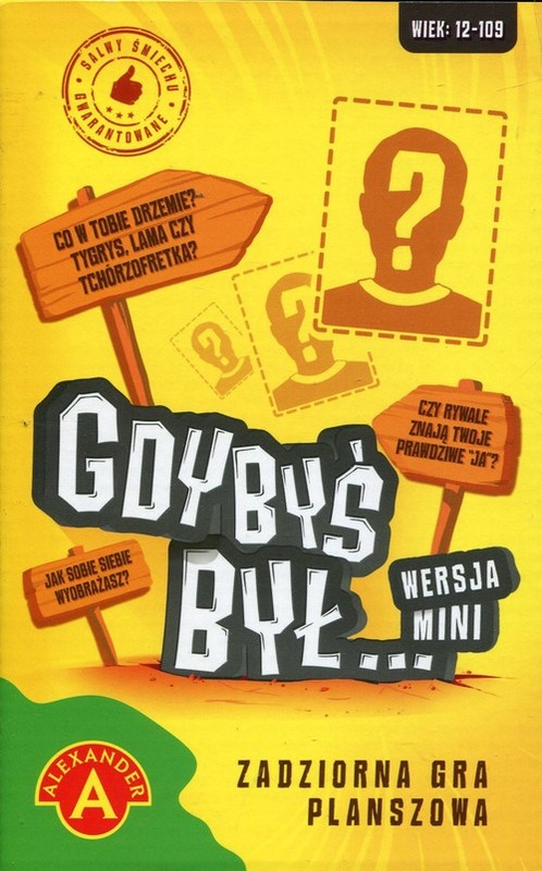 okładka Gdybyś był mini Zadziorna gra planszowa książka