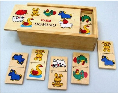 okładka Domino drewniane 1/48 Farma książka