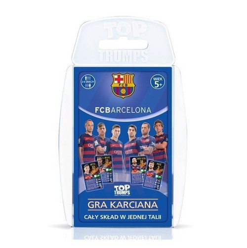 okładka Top Trumps FC Barcelona książka