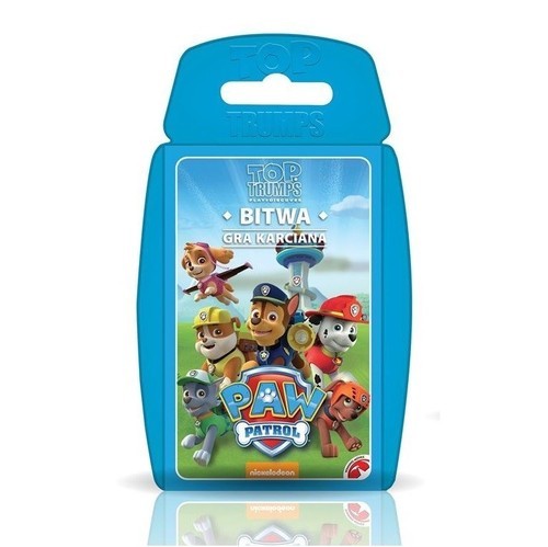 okładka Top Trumps Bitwa Psi Patrol książka