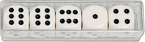 okładka Kości do gry Piatnik Oczkowe (22mm) książka