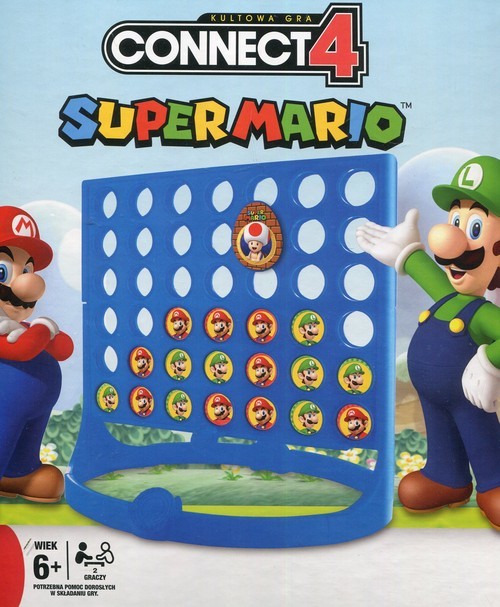 okładka Connect 4 Super Mario książka