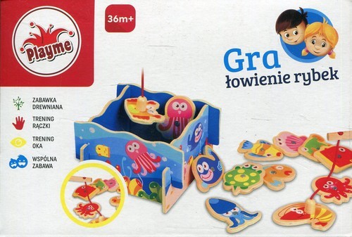 okładka Gra łowienie rybek Playme magnetyczne książka