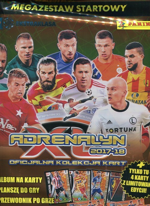 okładka Adrenalyn XL 2017/18 Ekstraklasa Megazestaw startowy książka