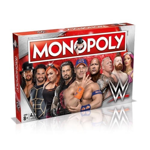 okładka Monopoly WWE wersja angielska książka