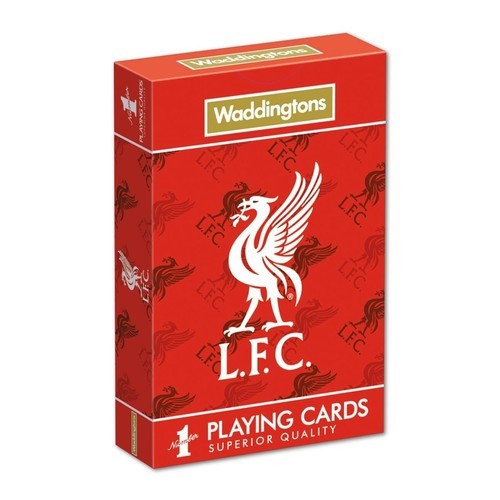 okładka Karty do gry Waddingtons Liverpool FC wersja angielska książka
