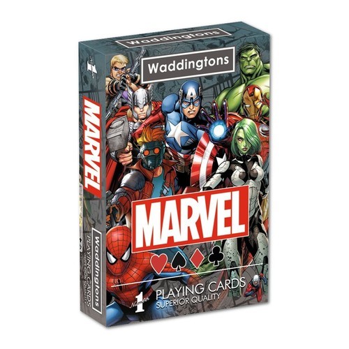 okładka Karty do gry Waddingtons Marvel Universe książka