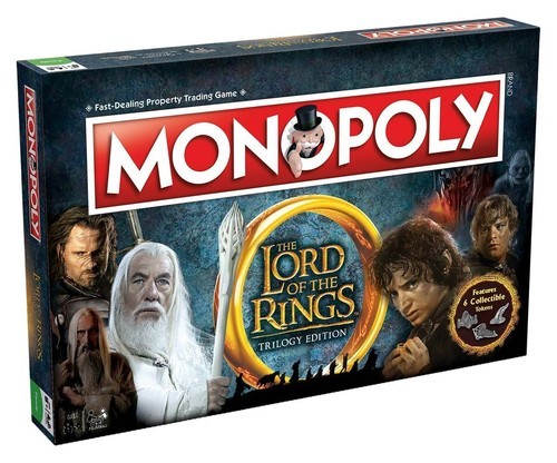 okładka Monopoly Lord of the Rings wersja angielska książka