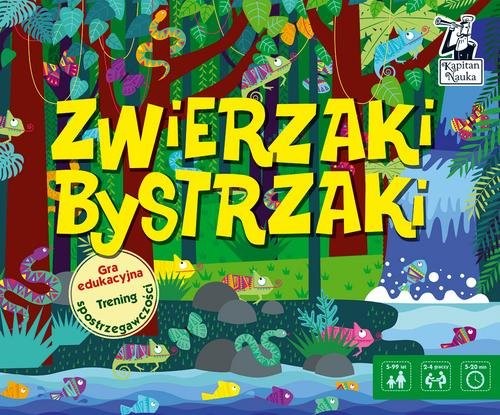 okładka Gra edukacyjna Zwierzaki bystrzaki książka