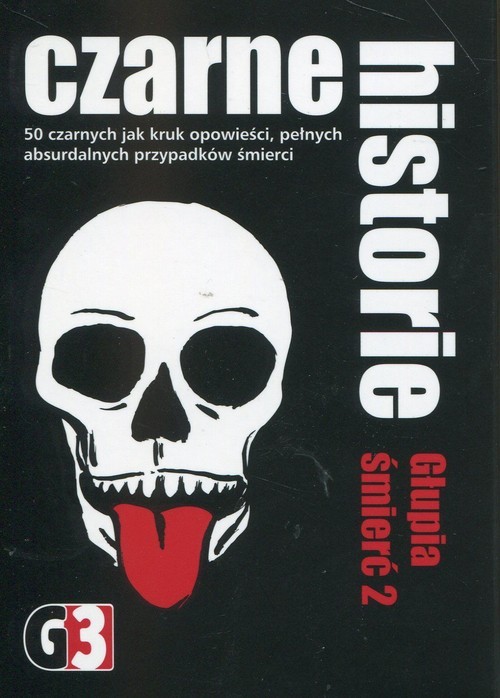 okładka Czarne historie Głupia śmierć 2 książka | Corinna Harder, Jens Schumacher