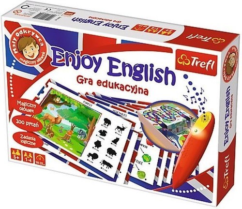 okładka Mały Odkrywca magiczny ołówek Enjoy English książka