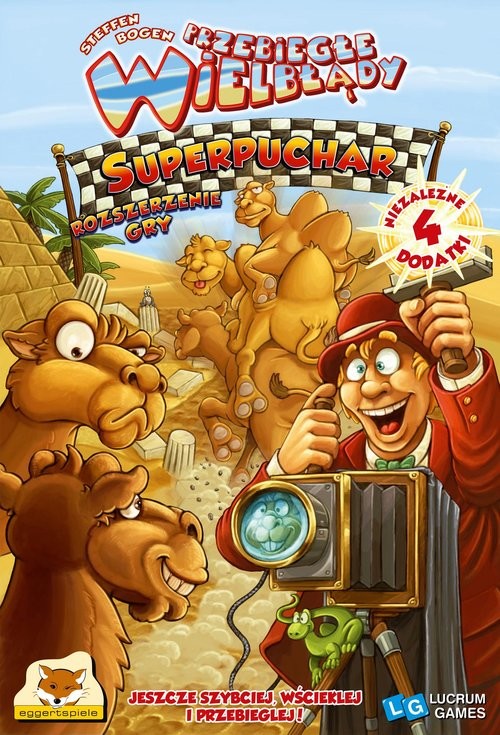 okładka Przebiegłe Wielbłądy: Superpuchar - gra planszowa książka | Bogen Steffen