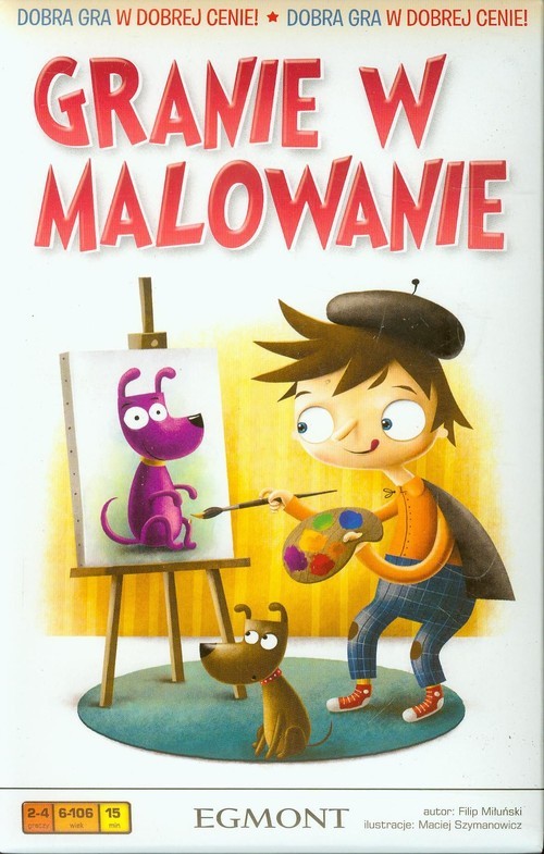 okładka Granie w malowanie - gra planszowa książka