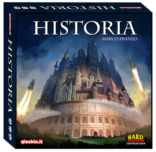 okładka Historia - gra planszowa książka | Pranzo Marco