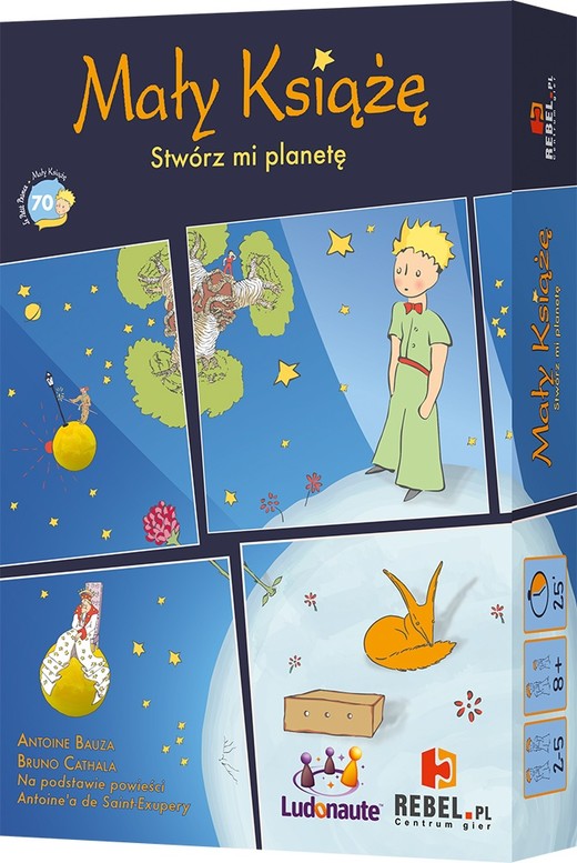 okładka Mały Książę - gra planszowa książka