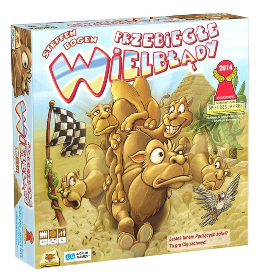 okładka Przebiegłe wielbłądy - gra planszowa książka | Bogen Steffen