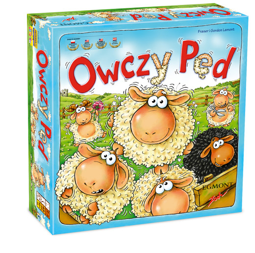 okładka Owczy pęd - gra planszowa książka