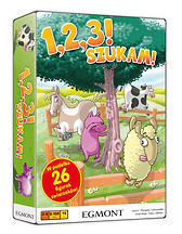 okładka 1,2,3! Szukam! - gra planszowa książka