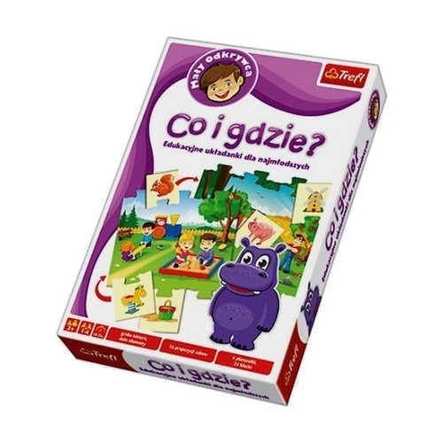 okładka Co i gdzie? - gra planszowa książka