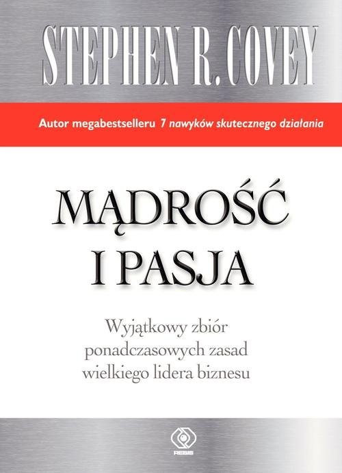 okładka Mądrość i pasja książka | Stephen R. Covey