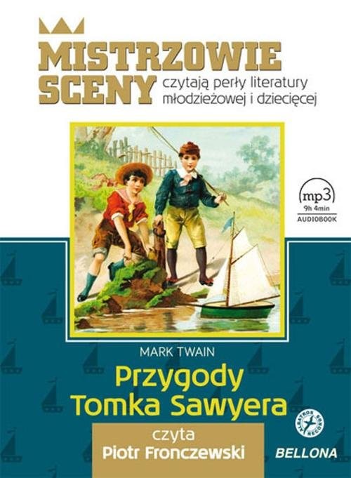okładka Przygody Tomka Sawyera. Audiobook książka | Mark Twain
