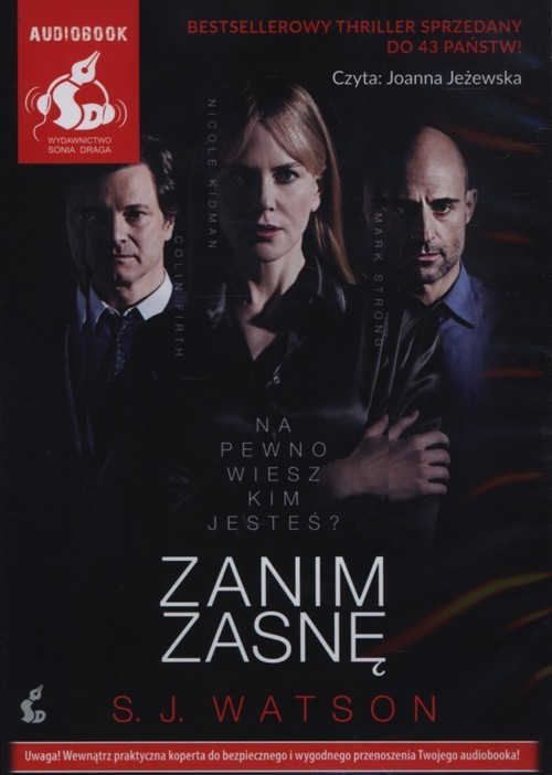 okładka Zanim zasnę książka | S .J. Watson