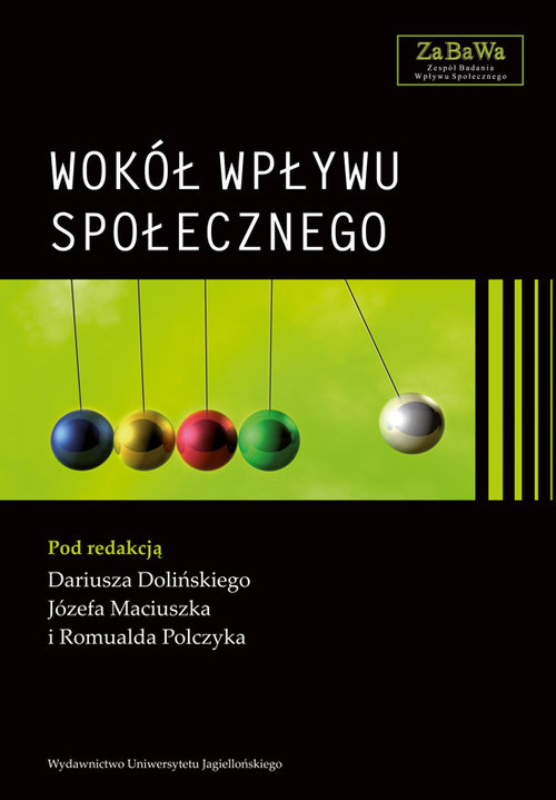 okładka Wokół wpływu społecznego książka