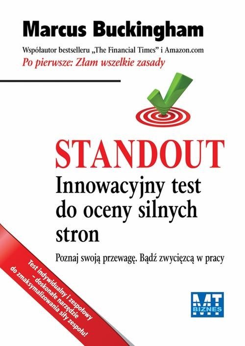 okładka Standout Innowacyjny test do oceny silnych stron książka | Buckingham Marcus