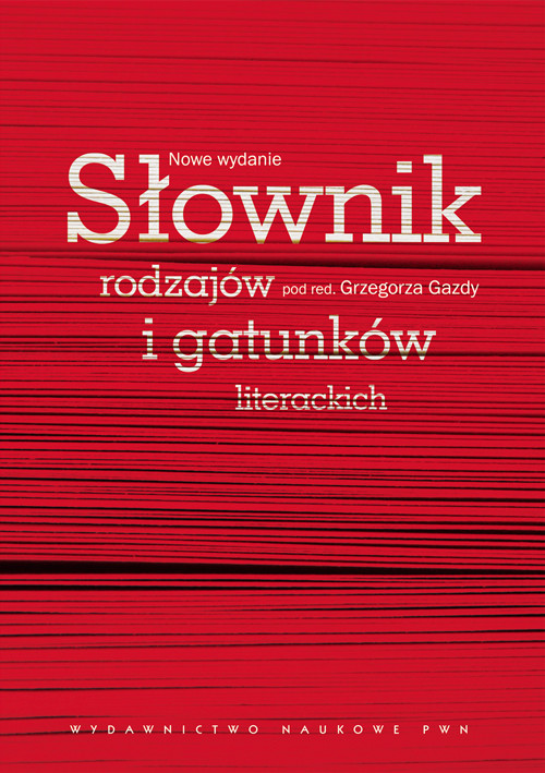 okładka Słownik rodzajów i gatunków literackich książka