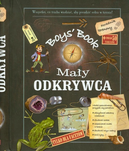 okładka Boys Book Mały odkrywca książka | Michele Lecreux, Celia Gallais, de Luze Roux